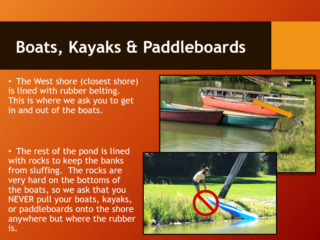 Boats Kayaks & Paddleboard rules 1