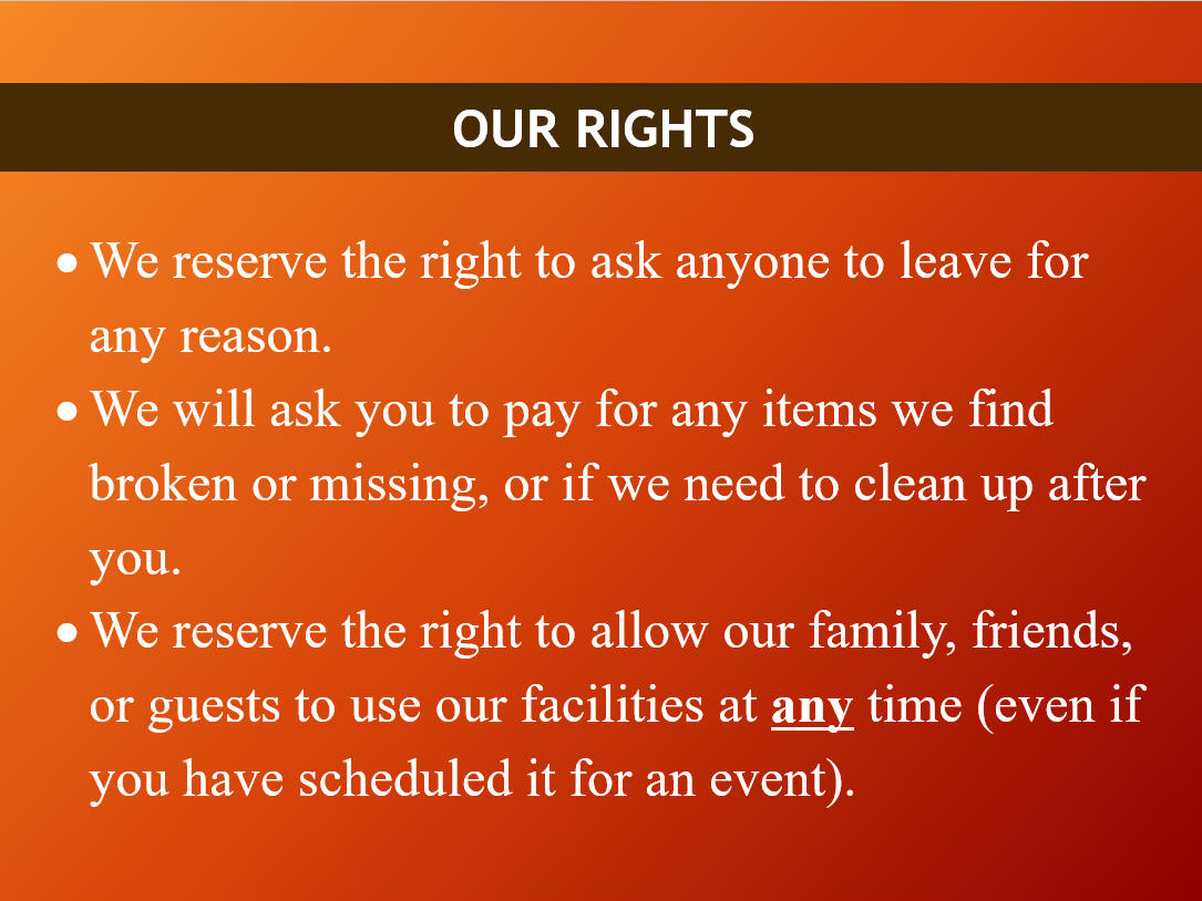 OUR RIGHTS